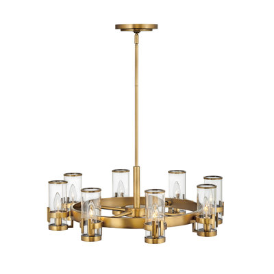 Hinkley Orson 1 Light Single Tier Chandelier in Satin Black Hinkley Orson 1 Light Single Tier Chandelier in Satin Black